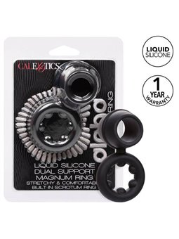 CalExotics Dual Magnum Ring - Anello Fallico Doppio in Silicone Liquido