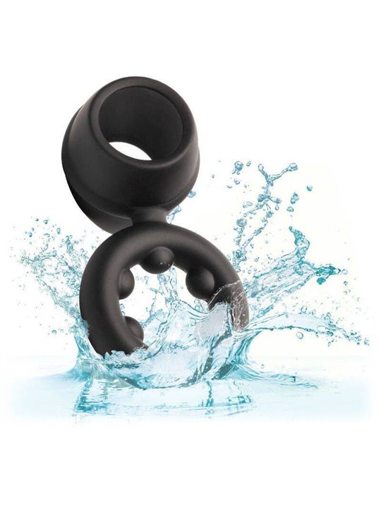 CalExotics Dual Magnum Ring - Anello Fallico Doppio in Silicone Liquido