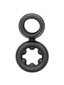 CalExotics Dual Magnum Ring - Anello Fallico Doppio in Silicone Liquido