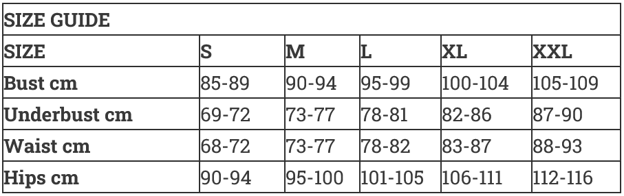 size guide